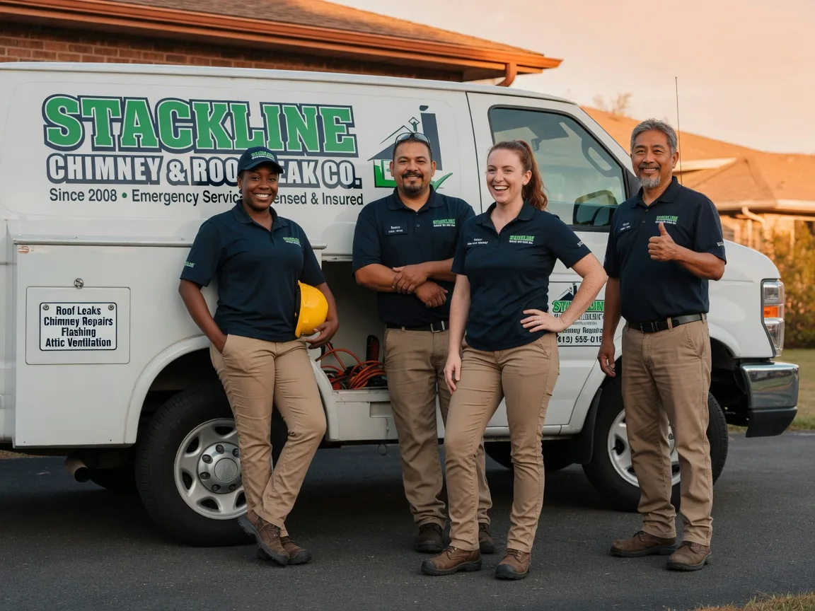 Chimney flashing repair company in Park Hill, OK